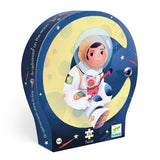 Djeco - Silhouette Puzzle - An Astronaut on the Moon - 36 pcs