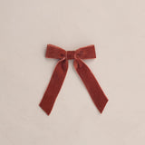 Noralee - Velvet Bow - Ruby