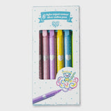 Djeco - 6 silver outline pens