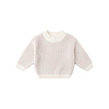 Quincy Mae - Relaxed Knit Sweater - Lilac