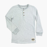 Appaman - Craftsman Thermal Henley - Cool Grey