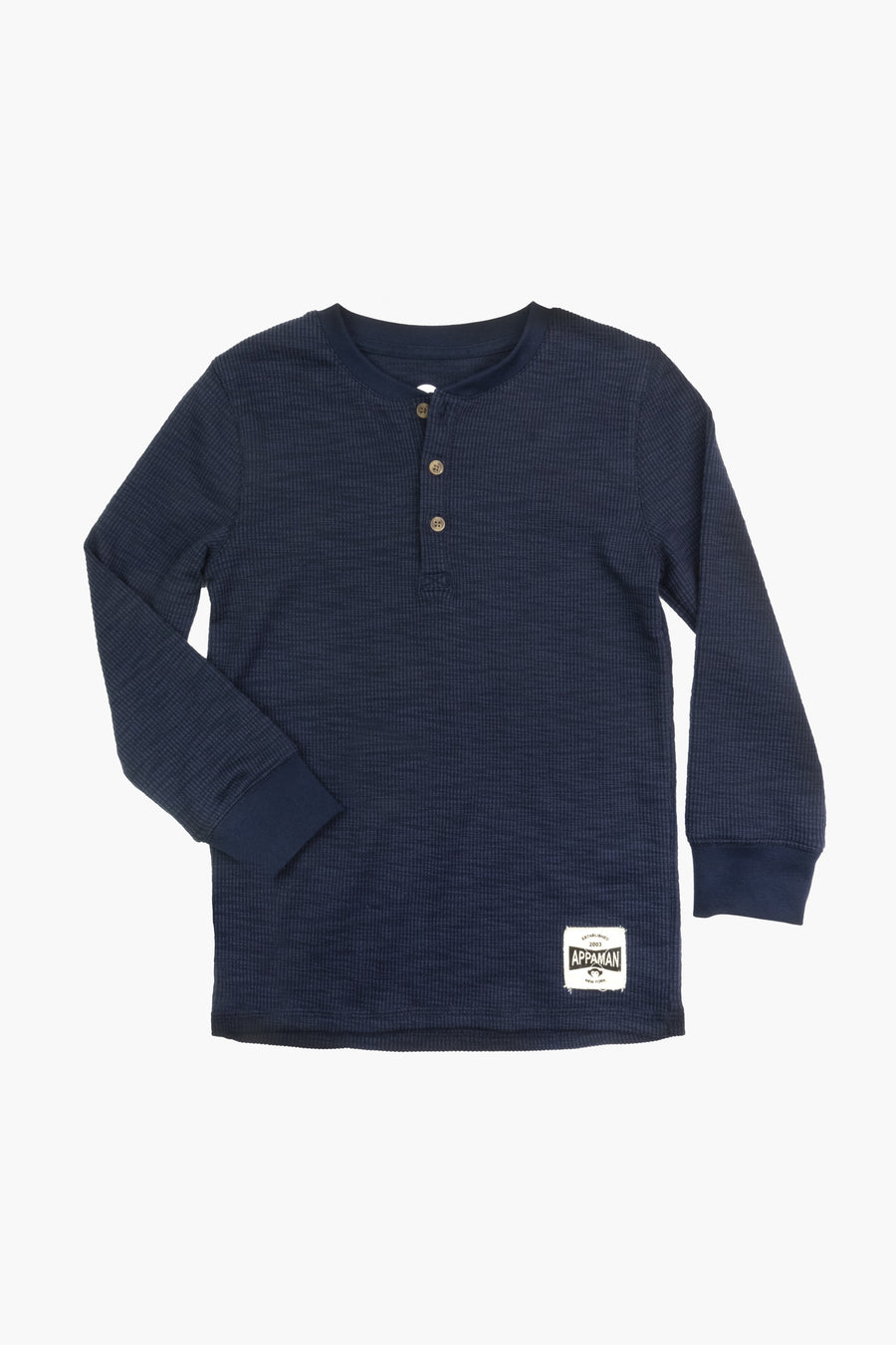 Appaman - Craftsman Thermal Henley - Indigo