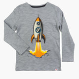 Appaman - Graphic Long Sleeve Tee - Heather Grey