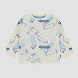 Souris Mini -Cream T-shirt with all over print