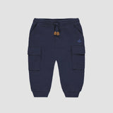 Sourismini - Navy Blue Jogger Pants - Baby