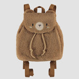 Souris Mini - Brown sherpa teddy bear backpack