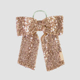 Souris Mini - Children's gold sequin hair bow