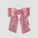 Souris Mini - Children's pink  sequin hair bow