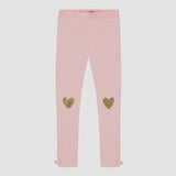 Souris Mini - Rose Legging with Heart Detail
