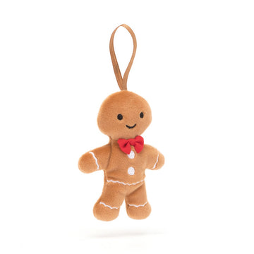 Jellycat - Festive Folly Gingerbread Fred Ornament