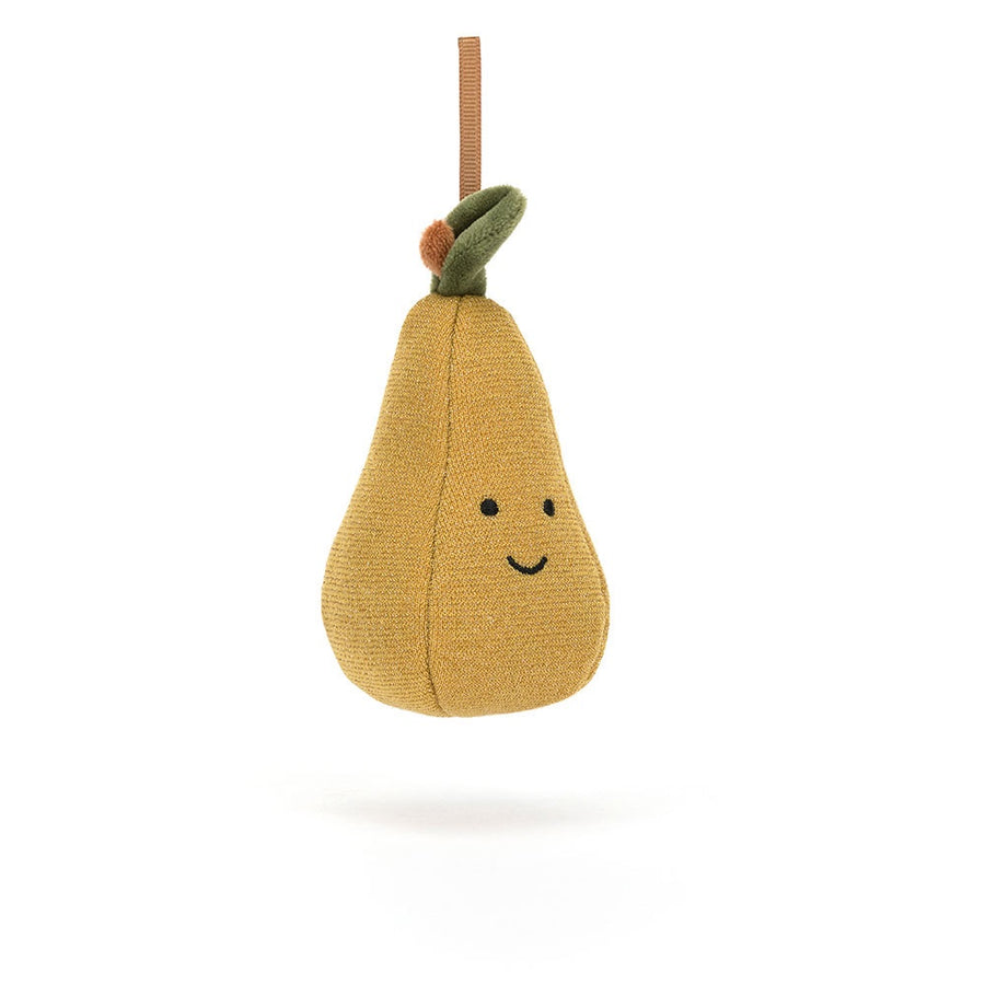 Jellycat - Festive Folly Pear Ornament