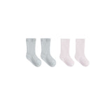 Quincy Mae - Socks Set - Ice Blue & Lilac