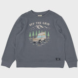 Feather 4 Arrow - Off The Grid Hacci Pullover - Charcoal