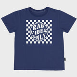 Feather 4 Arrow - Rad Vibes Vintage Tee - Navy Twilight