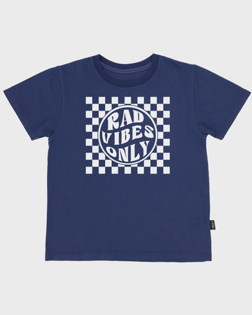 Feather 4 Arrow - Rad Vibes Vintage Tee - Navy Twilight