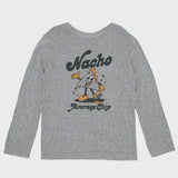 Feather 4 Arrow - Nacho Long Sleeve - Heather Grey