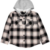 Feather 4 Arrow - Upland Plaid Flannel Shacket - Black
