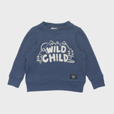 Feather 4 Arrow - Wild Child Hacci Pullover - Crown Blue