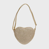Rockahula - Love Heart Gold Glitter Bag