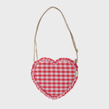 Rockahula - Gingham Ruffle Love Heart Bag