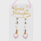 Great Pretenders - Boutique Cute & Classy Clip on Earrings - Set of 2