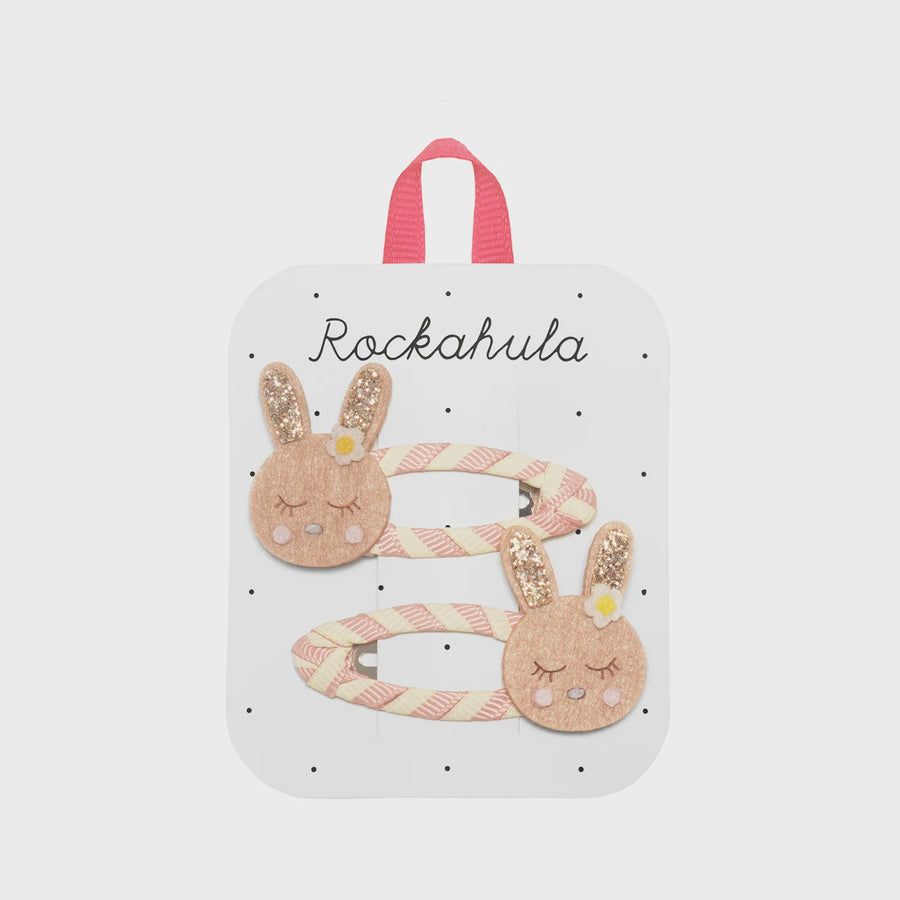 Rockahula - Stripy Bunny Clips