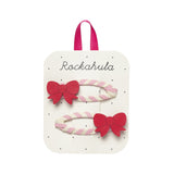 Rockahula - Cutesy Bow Stripy Clips
