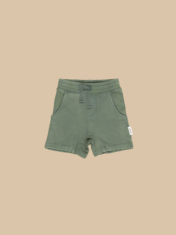 Hux - Vintage Green Slouch Short - Washed Green
