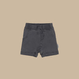 Hux - Vintage Black Slouch Short - Washed Black