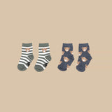 Hux - Hux Bear Socks - Light Spruce & Night