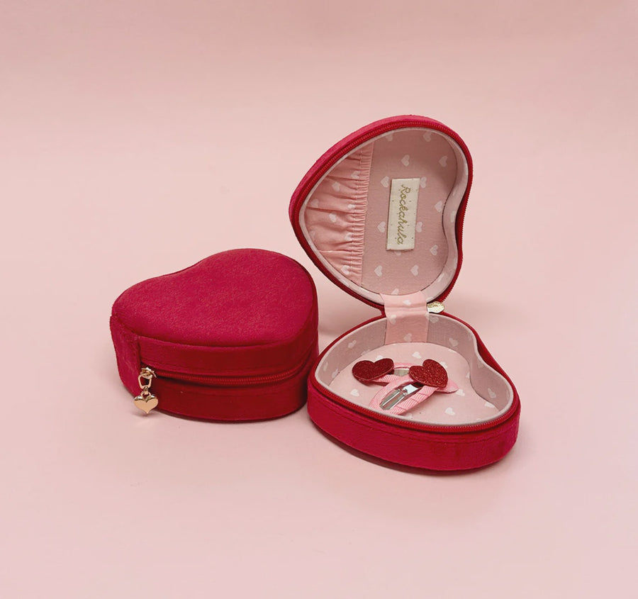 Rockahula - Love Heart Jewellery Box - Red