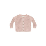 Quincy Mae - Scalloped Cardigan - Bubblegum