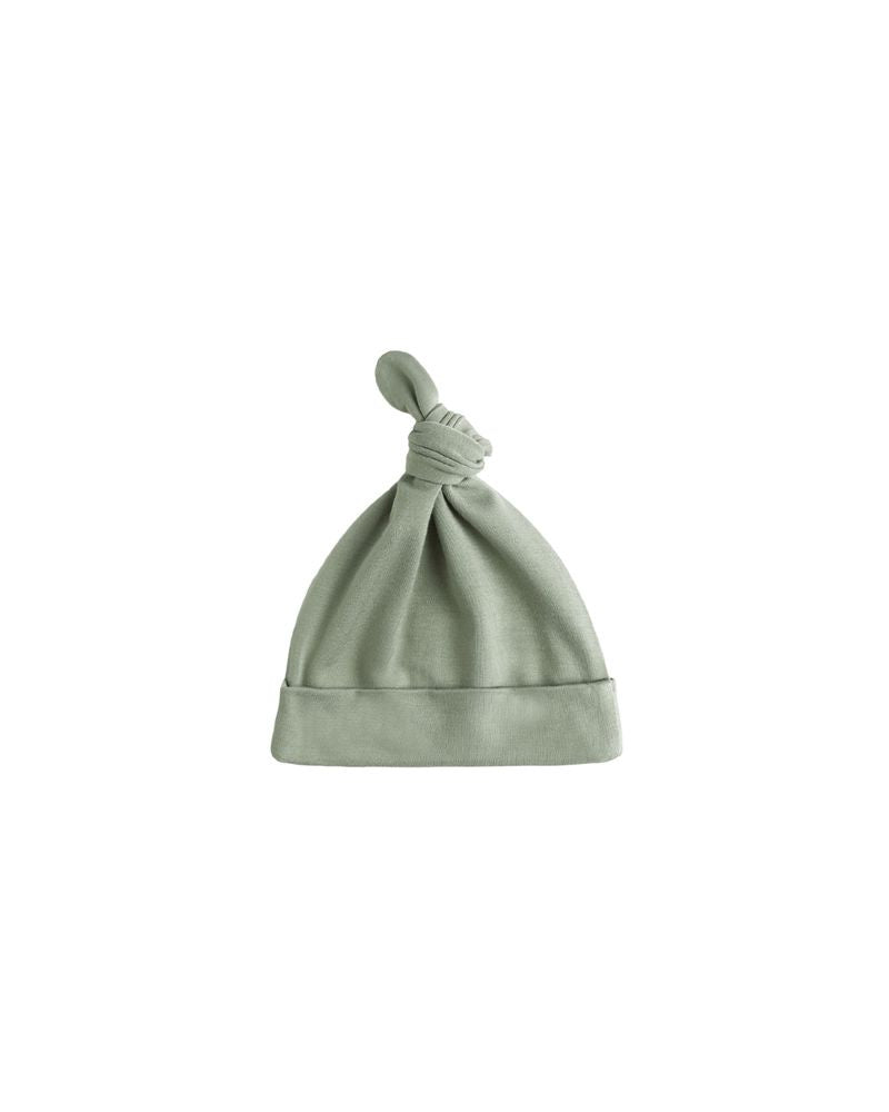 Quincy Mae - Bamboo Knotted Baby Hat - Fern
