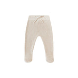 Quincy Mae - Knit Footed Pant - Oat