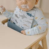 Loulou Lollipop - Silicone Printed Bib - Sharks