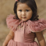 Noralee - Ruffle Tulle Collar - Poppy