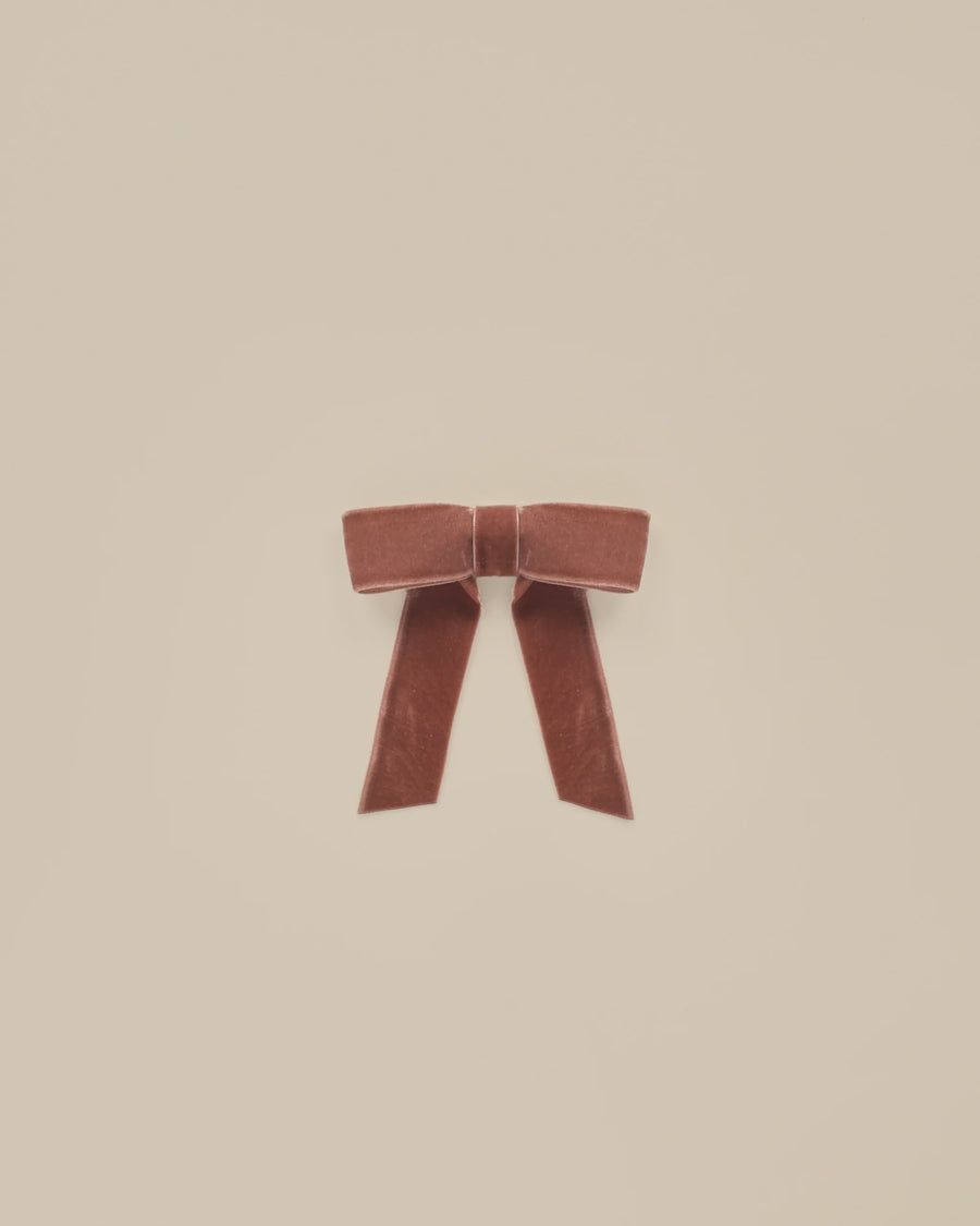 Noralee - Velvet Bow - Poppy