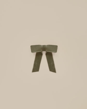 Noralee - Velvet Bow - Olive