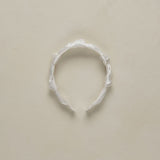 Noralee - Pleated Headband - White