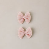 Noralee - Flutter Tulle Clips - Cotton Candy