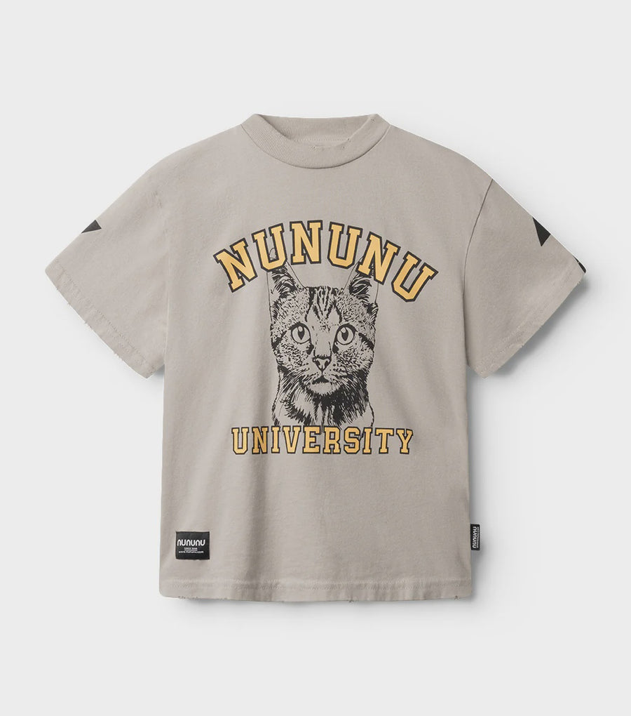 Nununu - Nununu University T-Shirt - Smokey Grey