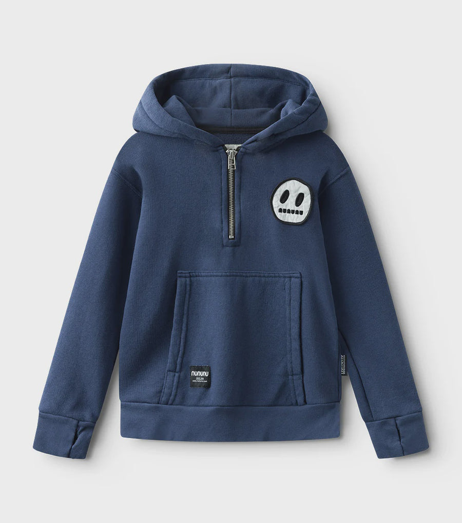 Nununu - 1/2 Zip Hood (Indigo)