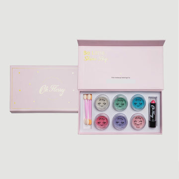 Oh Flossy - Deluxe Makeup Set - Soft Pink Sparkles