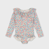 Konges Slojd - Manuca Longsleeve Swimsuit - Fiola