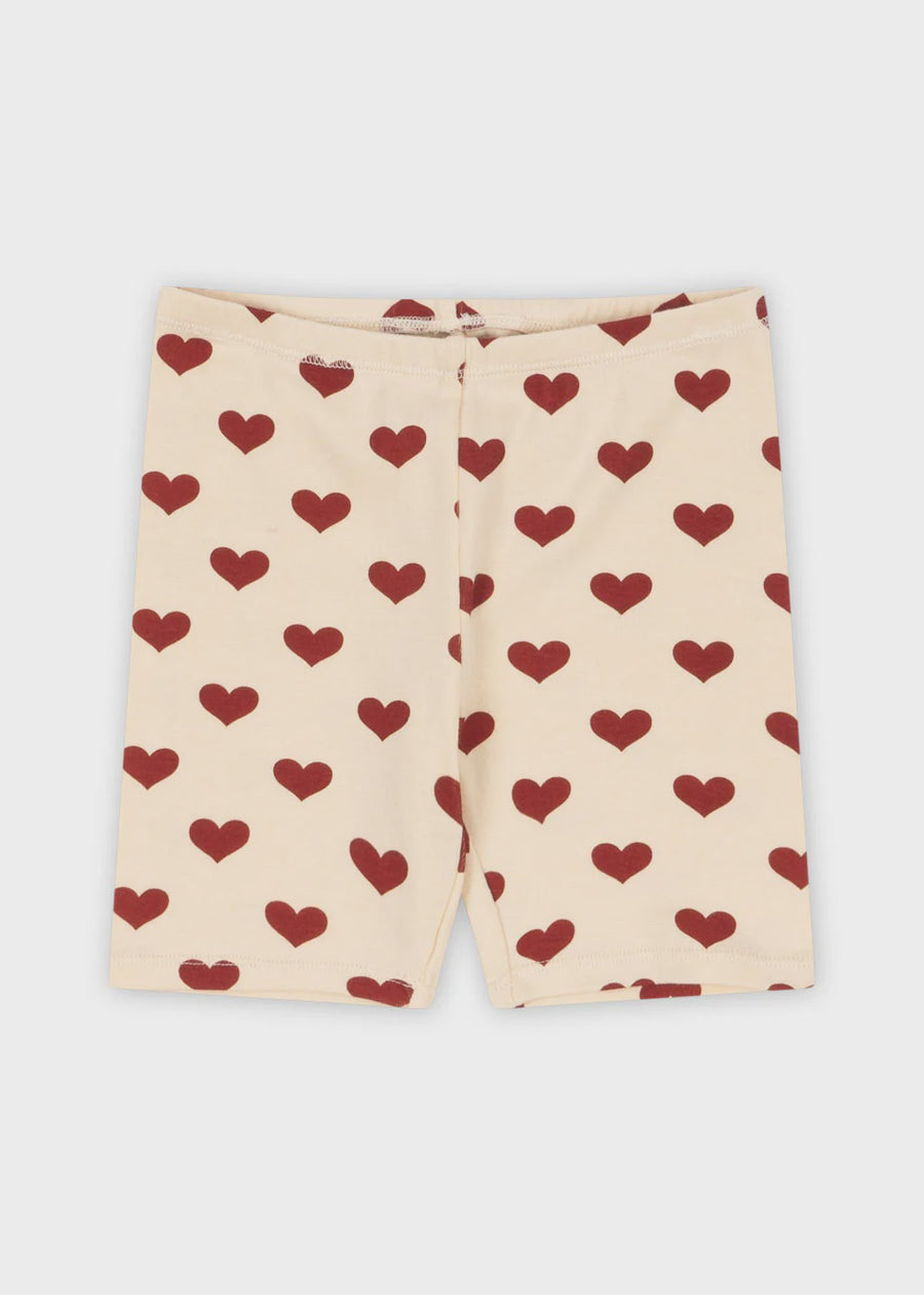 Konges Slojd - Classic Short Leggings - Amour Rouge