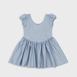 Konges Slojd - Mousse Puff Dress - Zen Blue