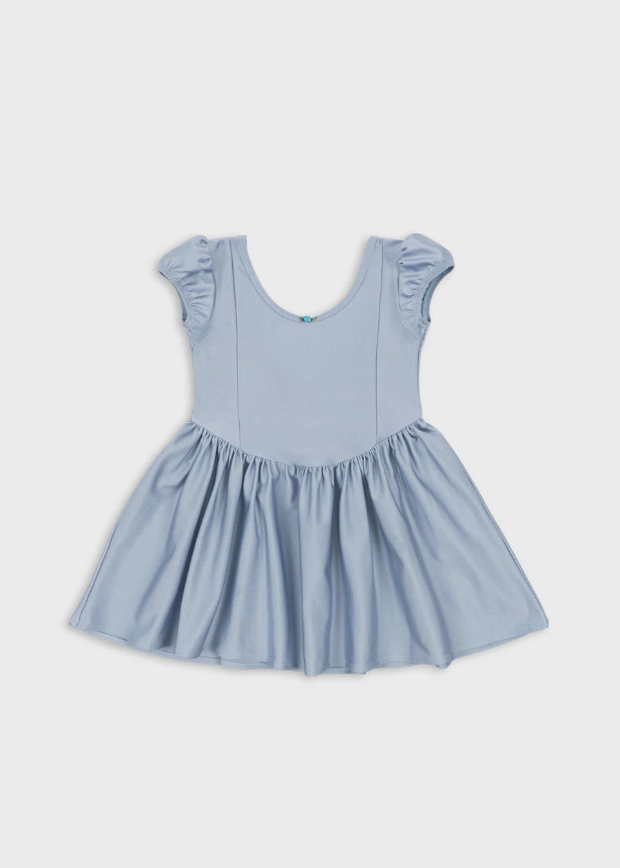 Konges Slojd - Mousse Puff Dress - Zen Blue