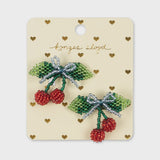 Konges Sløjd - Beaded Cherry Bows - 2 Pack
