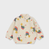 Konges Sløjd - Jody Teddy Half Zip - Rainbow Star
