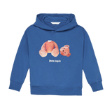 Palm Angels - Bear Angel Bear Regular Hoodie - Blue